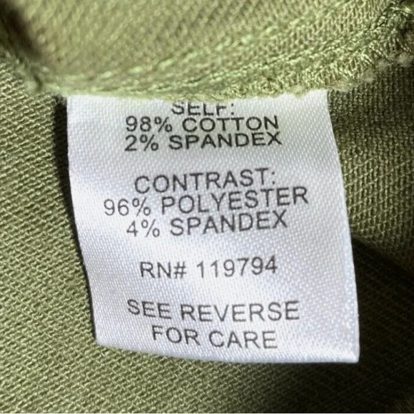 NWT One World Live & Let Live Womens Jacket Size XL Green Multicolor Sleeves - Picture 3 of 8